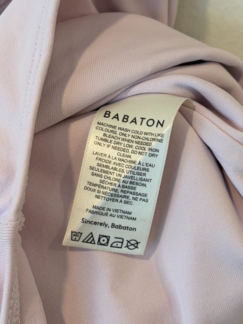 Aritzia Contour Square-Neck Bodysuit in Halo Pink, Size Small - Picture 7 of 8